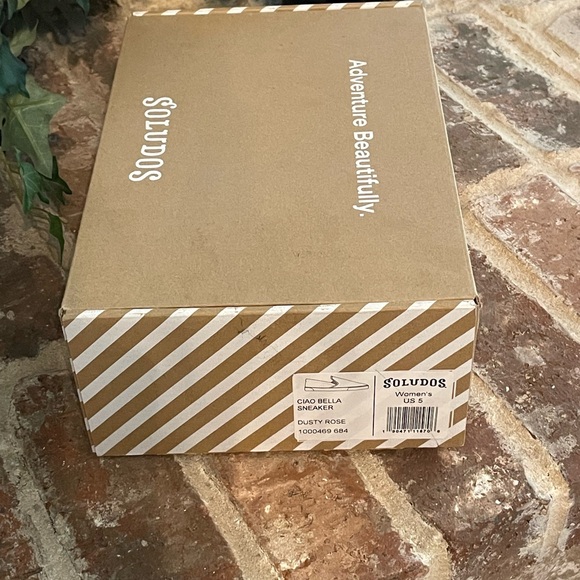 New!! Soludos Ciao Bella Slip-On Sneaker Dusty Rose - Picture 9 of 9